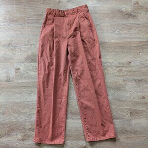 BDG Urban Outfitters Wide Leg Relaxed Fit Salmon Pink Pants | Size 4